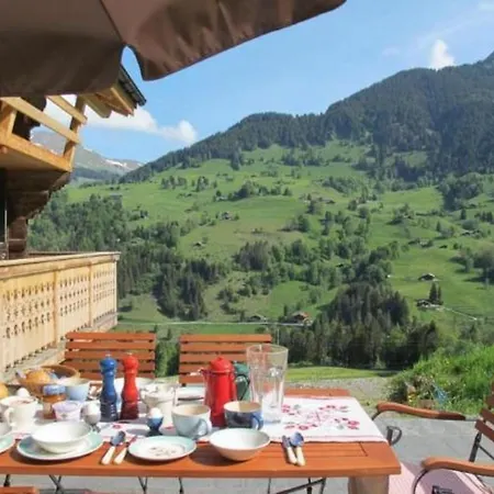 펜션 Authentisches Schweizer Alpenchalet Aus Dem 18- Jh- By Interhome *